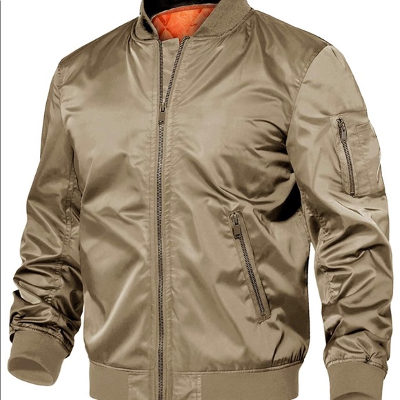 Men's Jackets-Windproof Flight Bomber BRAND NEW - Picture 3 of 3
